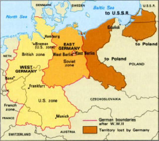 West Germany formed