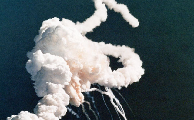 The space shuttle Challanger exploded midair