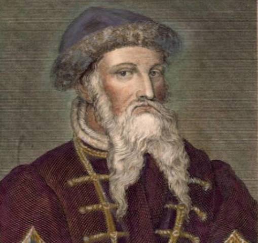 Johannes Gutenber invented the printing press