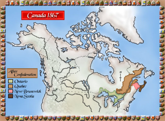 Creation of the dominion of Canada