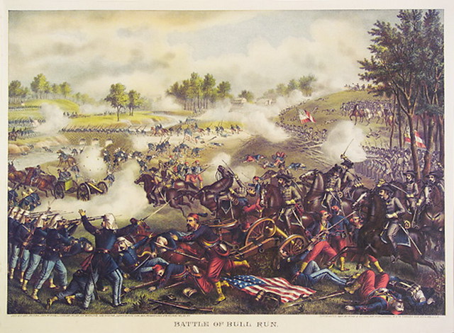 "Bull Run" Confederates claim victory at the first major bloodshed