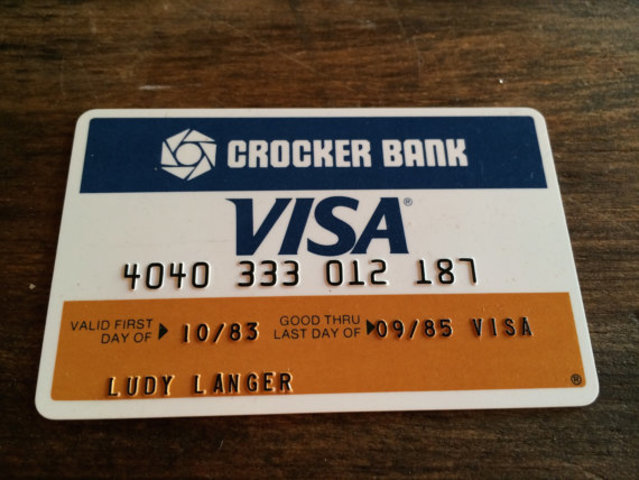 1980s Credit Card