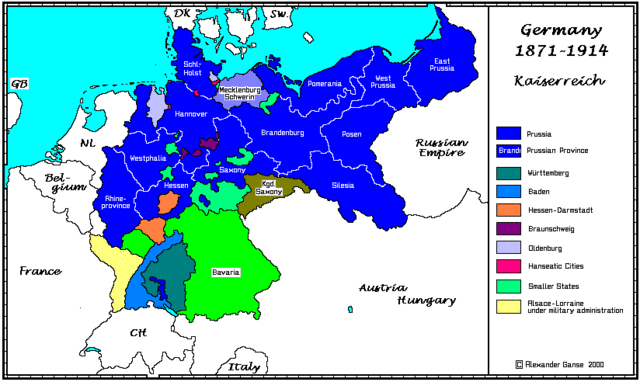 Franco-Prussian War Germany created as an empire