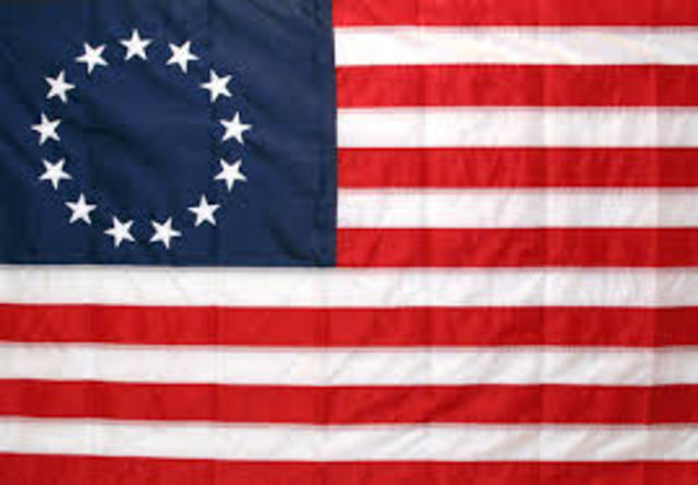 Colonies represented on the american flag.
