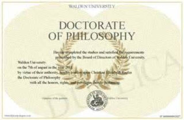 Marx Earns His Doctorate