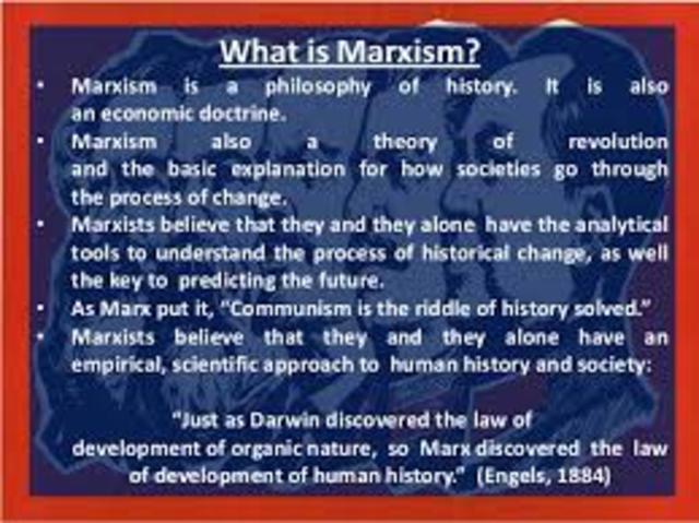 Idea of Marxism is Written Down
