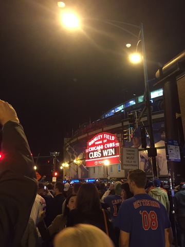CUBS MADE IT TO THE PLAYOFFS