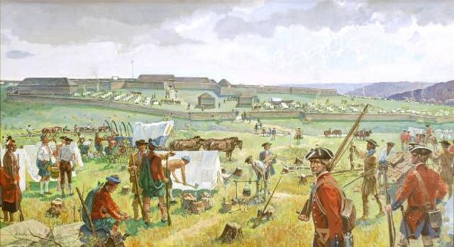 Quelques mois plus tard les Britanniques prends controle du fort Duquesne dans la vallée d’Ohio. Les Britanniques change le nom de fort Duquesne à fort Pitt.