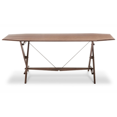 mesa con caballetes, Franco Albini, de Poggi