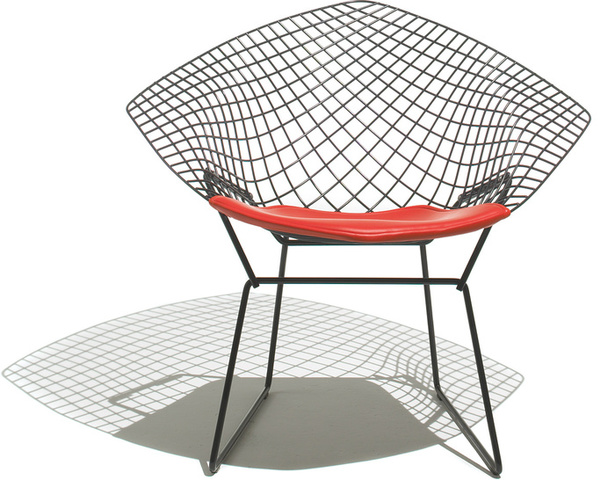 Bertoia Diamond Chair & Bertoia Side Chair, Harry Bertoia