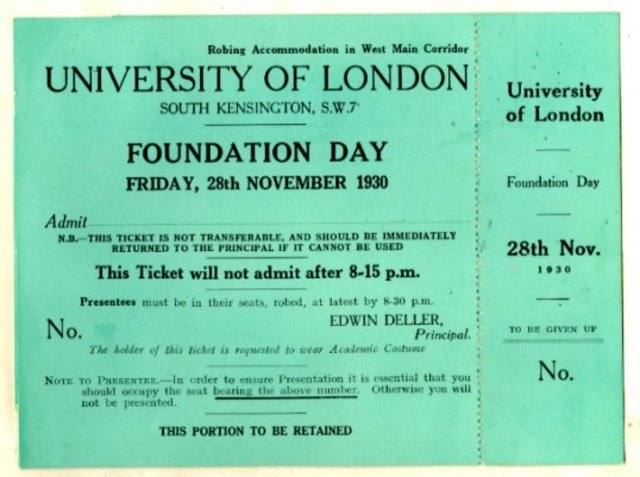 The first Foundation Day