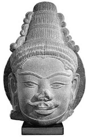 Indravarman I becomes king.