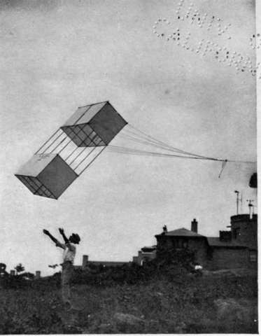 The first kite was discovered