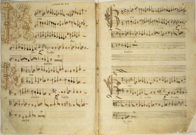 Cantant a la Capella de René , Duc d'Anjou, a Aix-en-Provence