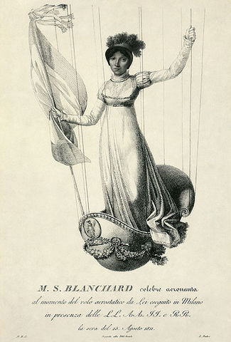 Mary H. Myers becomes the 1st woman to fly a Hot air balloon
