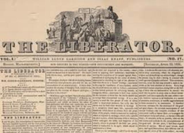 William Lloyd Garrison launches The Liberator
