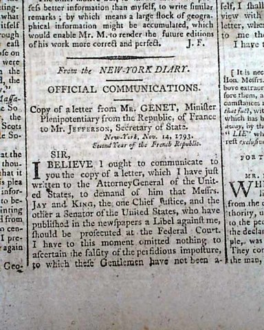 Citizen Genet Affair