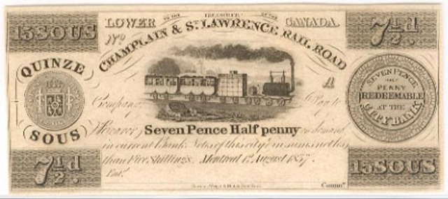 First Railway in Canada Opens - NE