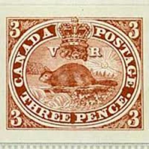 British North America's First Postage Stamp - NE