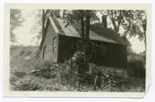 John builds his firs blacksmith shop in Leicester,Vermont