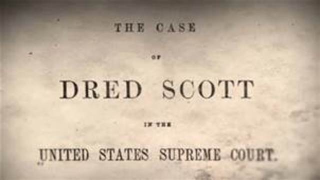 Supreme Court's Dred Scott decision