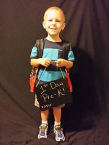 Alex's First Day of Pre-K!