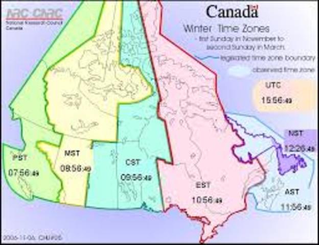 Time Zones are Introduced - DE