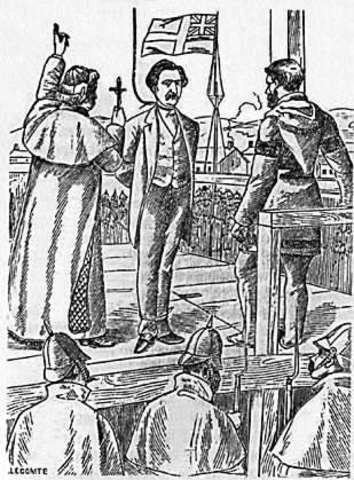 Louis Riel is Hanged for Treason - GPM