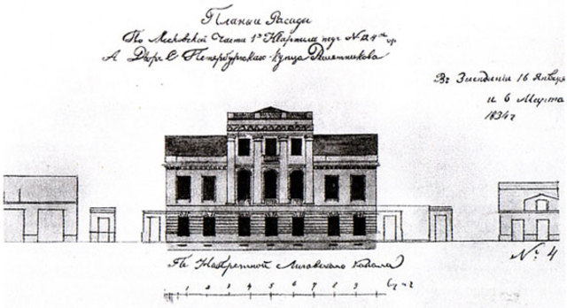 Первый визит в Петербург. Пансион Костомарова.