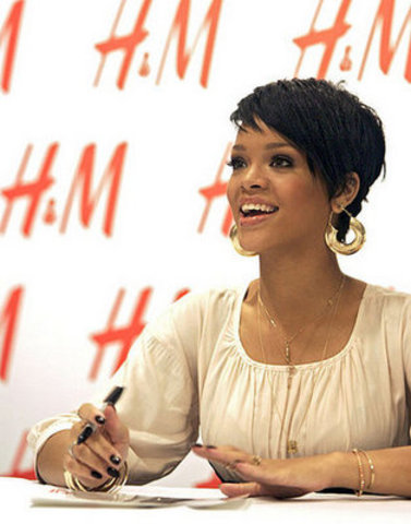 Rihanna designed a line of clothes for H&M to help for combating HIV/AIDS,