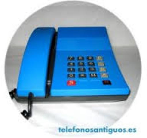 Telefonos con pulsadores y digitales 1963-1980