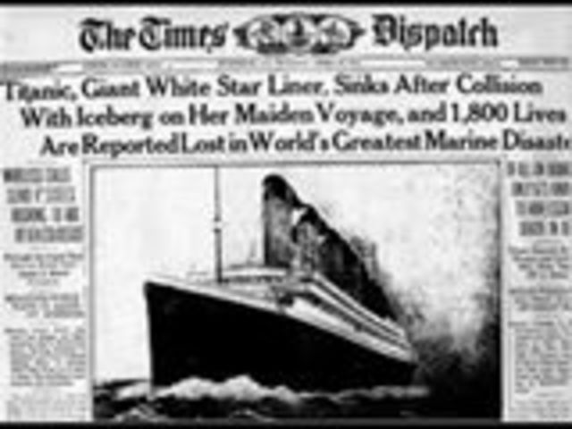 Titanic Sinks
