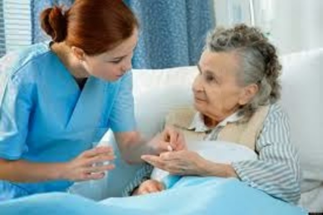 intern at nursing home