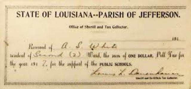 poll taxes are constitutional