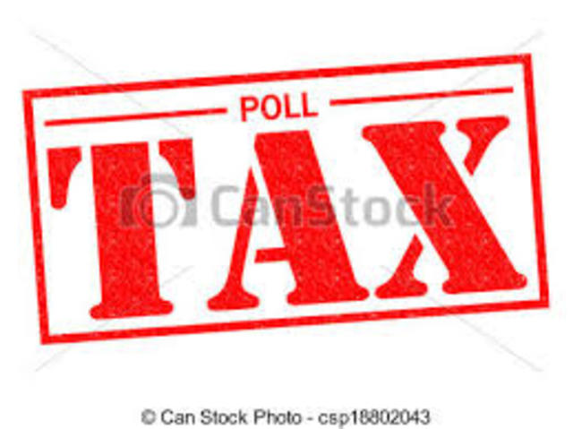 POLL TAXES ARE ALLOWED