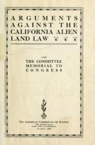 California's Alien Land Law