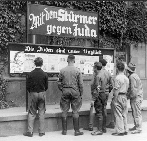 Nuremburg laws against Jews were passed