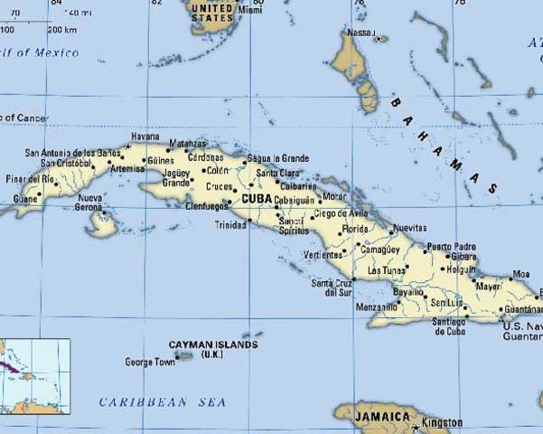 Spain takes over Cuba