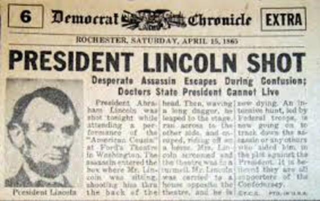 Abraham Lincoln is Assasinated