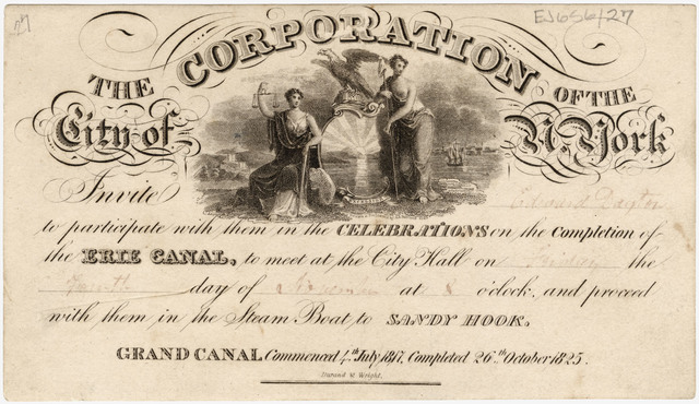 Erie Canal Completed