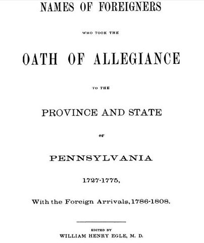 Pennsylvania Ennacts Oath