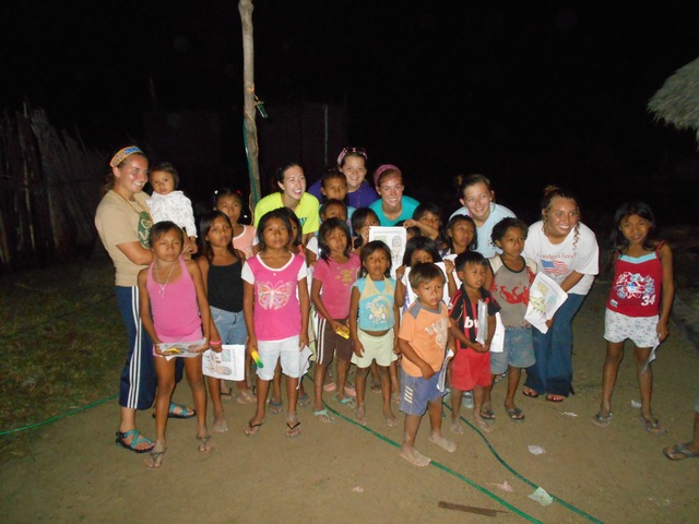 I went on a mission trip to San Blas Island, Panama.