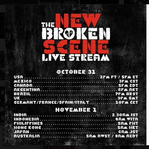 The New Broken Scene Live Stream