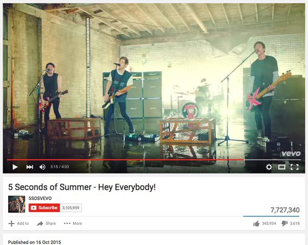 Hey Everybody! Music Video