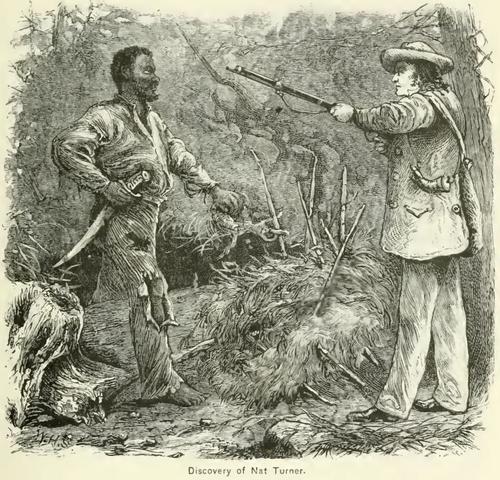 Nat Turner leads a slave revolt in Virginia
