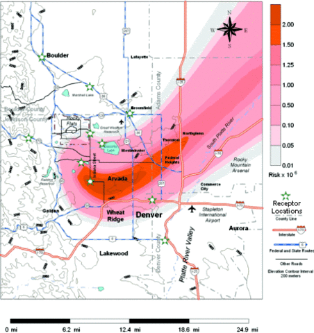 Rocky Flats fire spills radioactive contamination as far as Denver