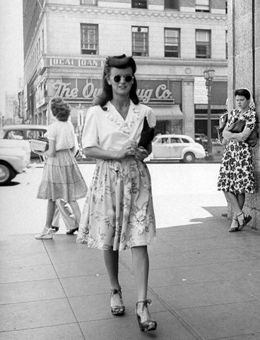 Dresses in the 1940's