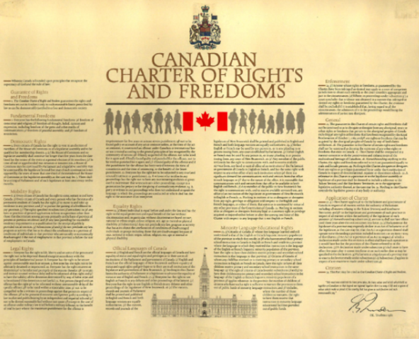 Constitution act and charter of rights and freedom