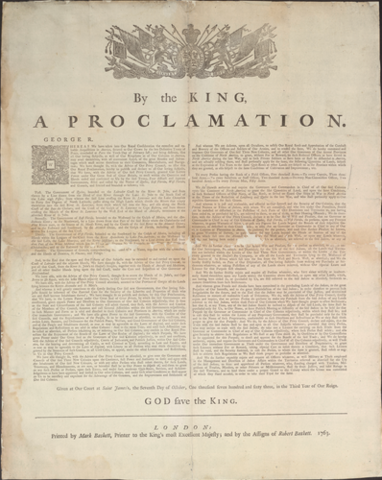 Royal Proclamation
