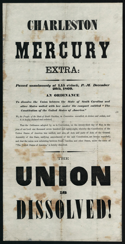 South Carolina Seceeds